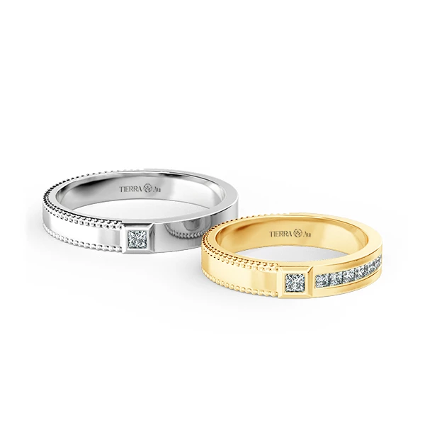 Men's Vintage Wedding Ring NCM9005 3
